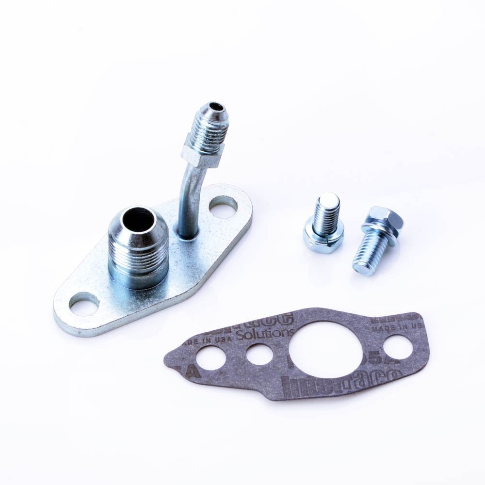 KINUGAWA 4AN Oil Feed Flange Kit For HT18, K24/K26/K27, HX35/HX40 & Mitsubishi Turbochargers