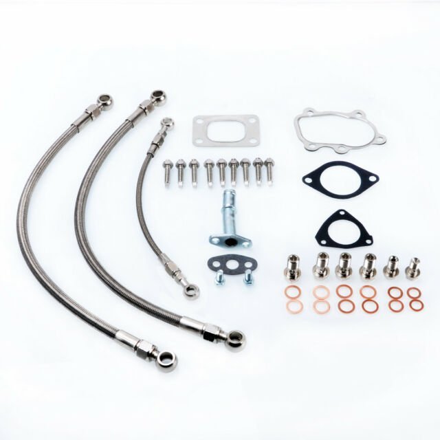 Kinugawa Turbo Oil/Water Line & Gasket Kit - S14/S15 SR20DET w/Garrett Ball-Bearing High-Mount Turbo 320-14035-058