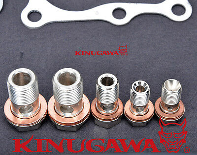 Turbo Oil/Water Line & Gasket Kit for RB20DET/RB25DET w/Stock RB25DET Turbo