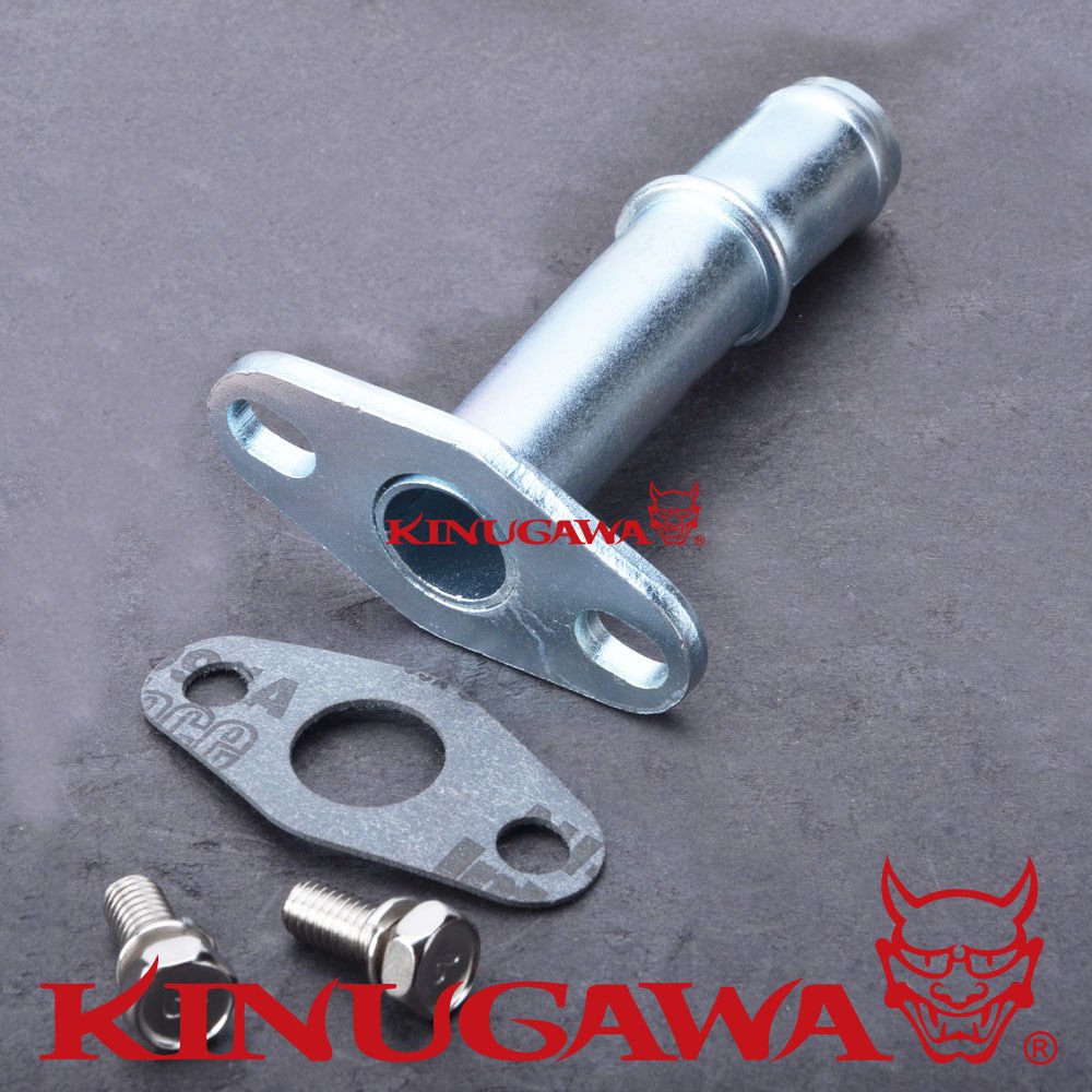 Turbo Oil & Water Line Kit for RB20DET/RB25DET/RB30ET w/Garrett Ball Bearing High-Mount Turbo