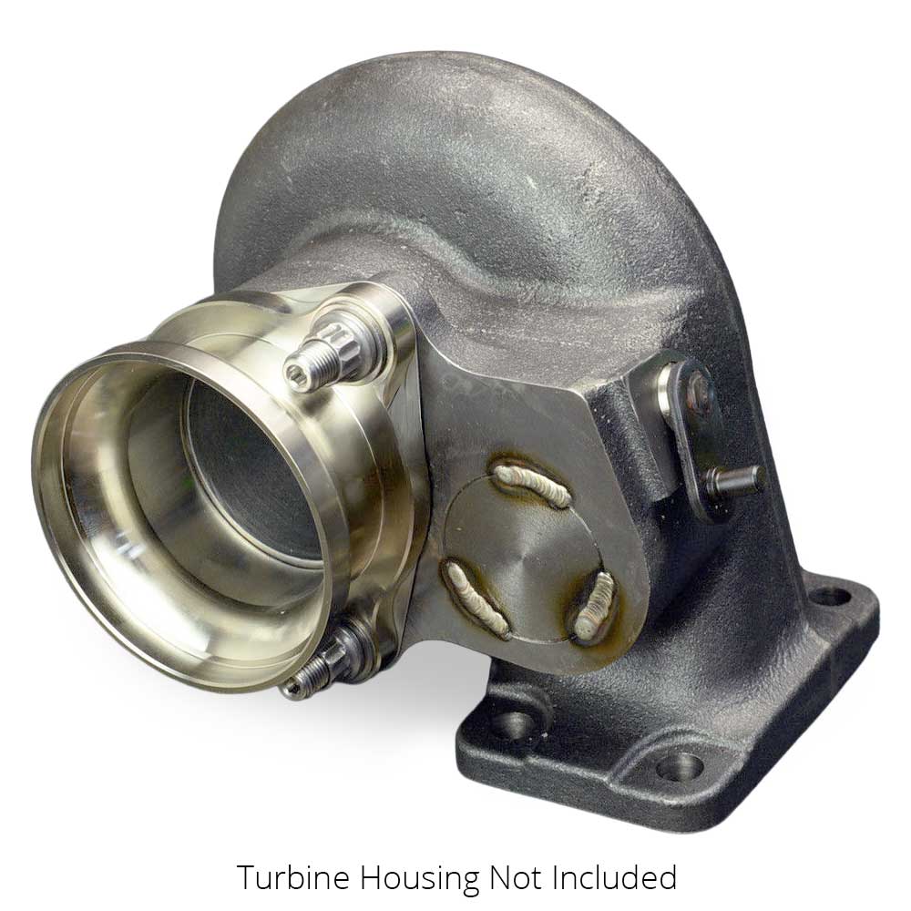 Kinugawa Turbo V-band Dump Pipe Flange For Nissan TD42/Mitsubishi 3-Bolt Turbine Housing