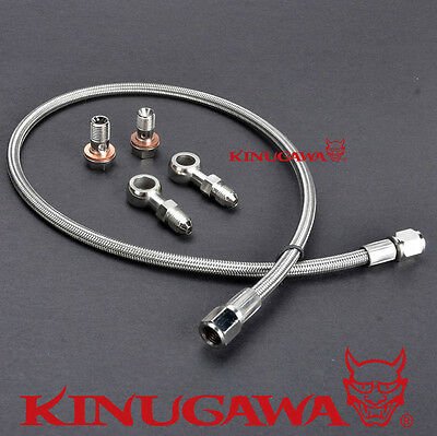 Kinugawa Turbo Oil Feed Line Kit  - S14/S15/GTiR SR20DET TD05/TD06 High-Mount Turbo 320-01035-024