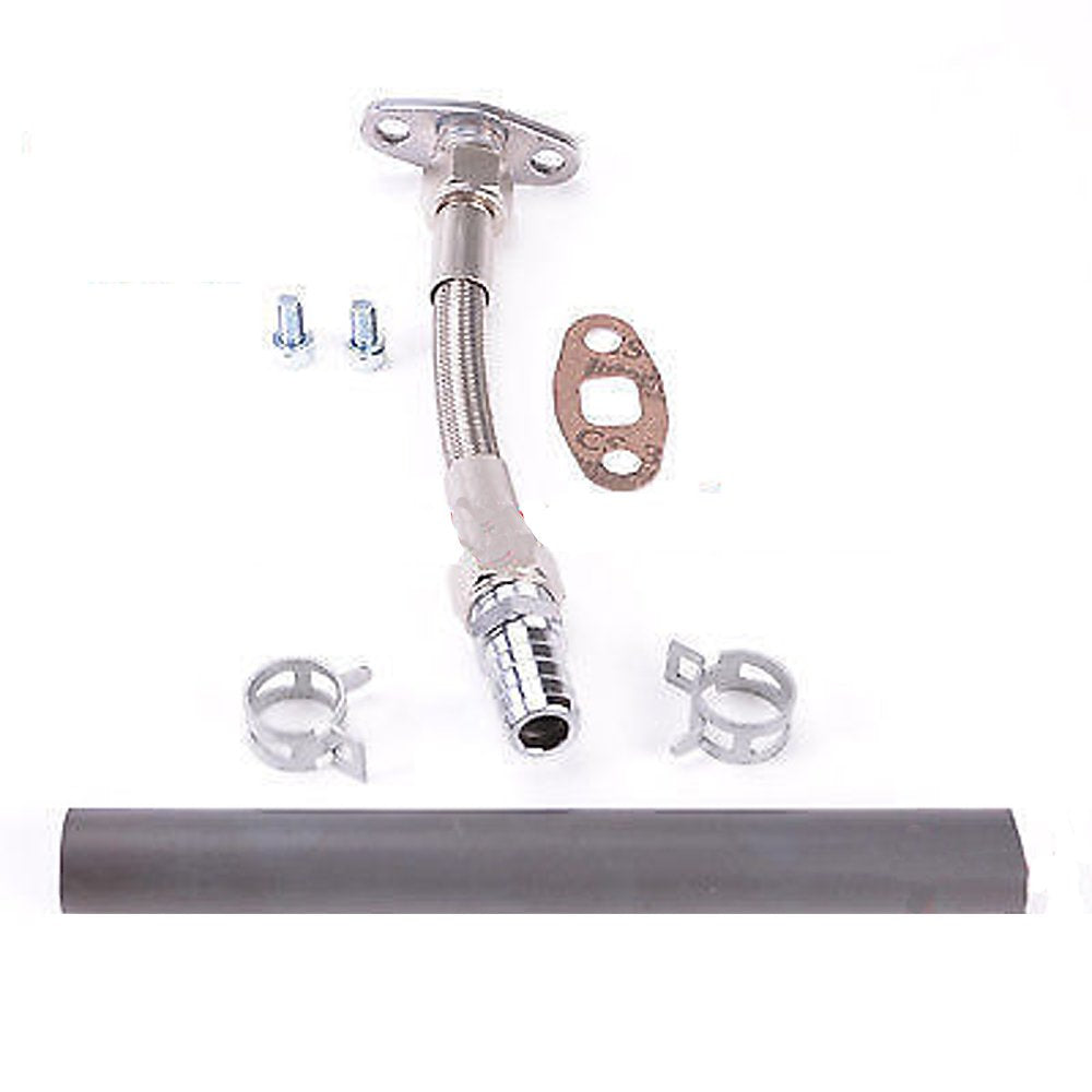 Kinugawa Turbo Oil Return Line Kit - RB20DET/RB25DET/RB30ET w/Garrett T3/T4 Turbo 320-04035-002