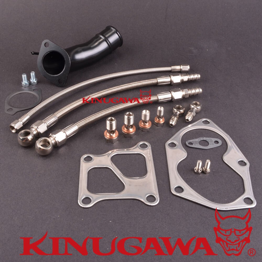 Kinugawa Turbo Oil/Water Line & Gasket Kit - Evo 4-9 w/TD05HR/TD06SL2R Turbo 320-14034-003