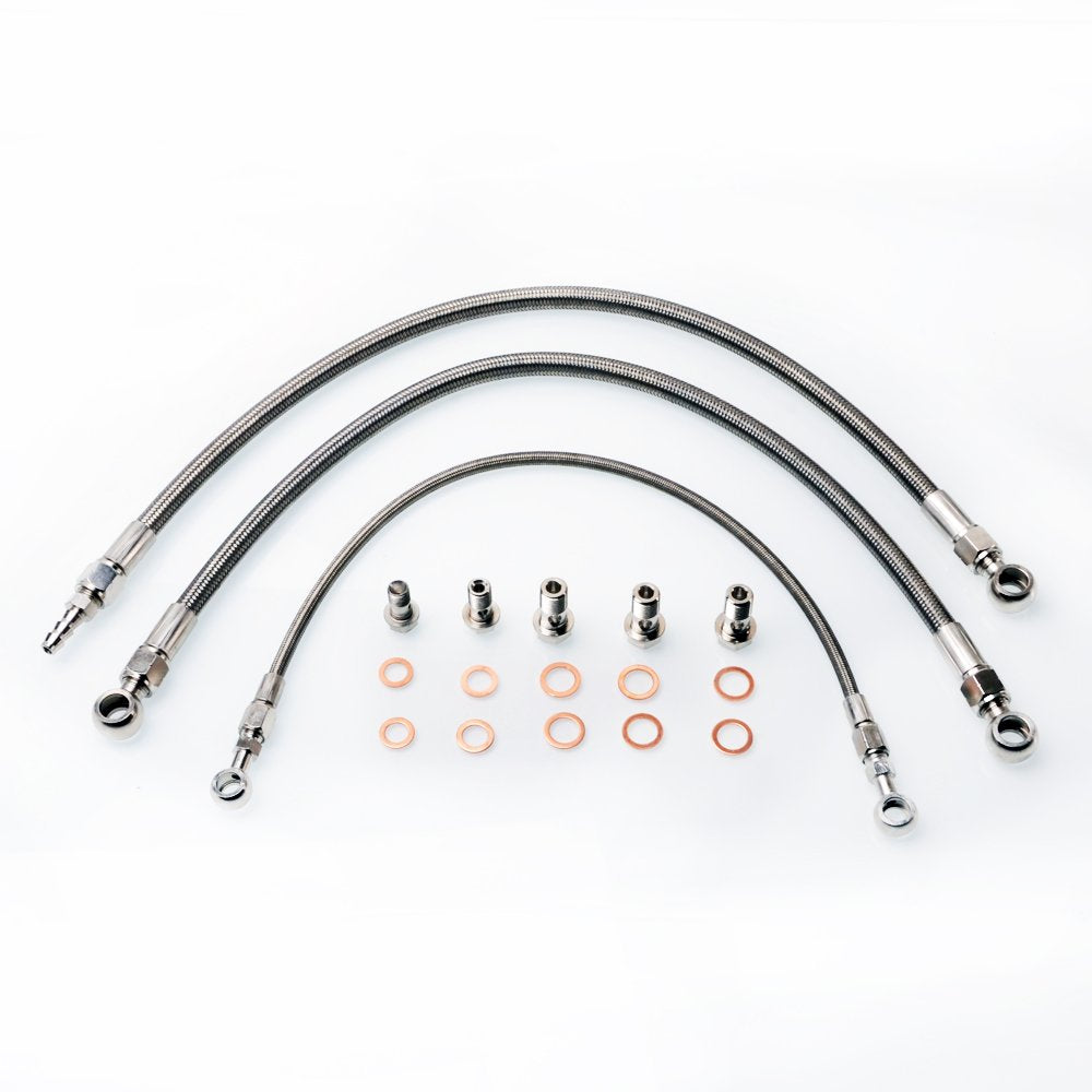 Kinugawa Turbo Oil & Water Line Kit - RB20DET/RB25DET/RB30ET w/Garrett Ball Bearing Turbo 320-14035-004