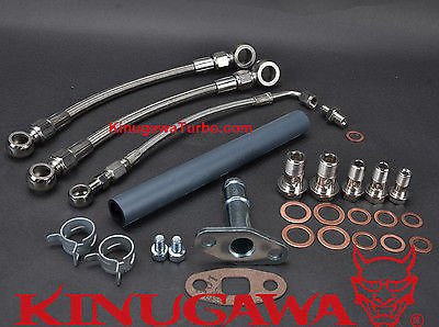 Kinugawa Turbo Oil & Water Line Kit  - S14/S15 SR20DET with RB25DET High-Mount Turbo 320-14035-029